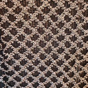 Metallic Diamond Pattern Shawl