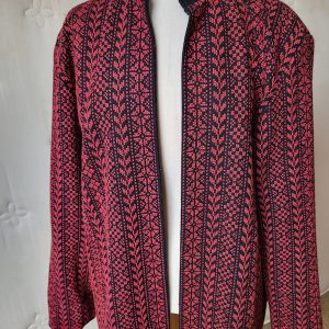 Jacket Vintage Cross Stitch Pattern Size 14.