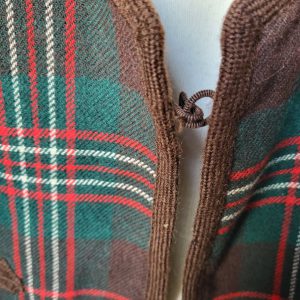 Handmade Vintage Plaid Jacket