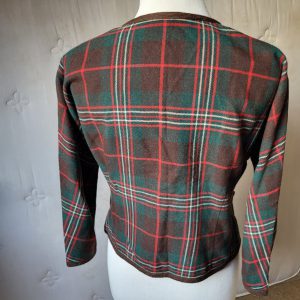 Handmade Vintage Plaid Jacket